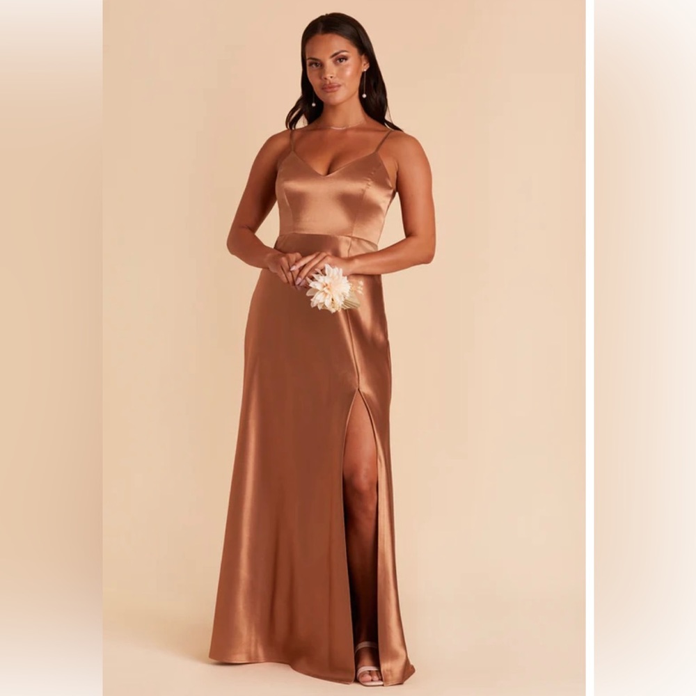 Birdy Grey “Jay” satin dress in color Rust size S